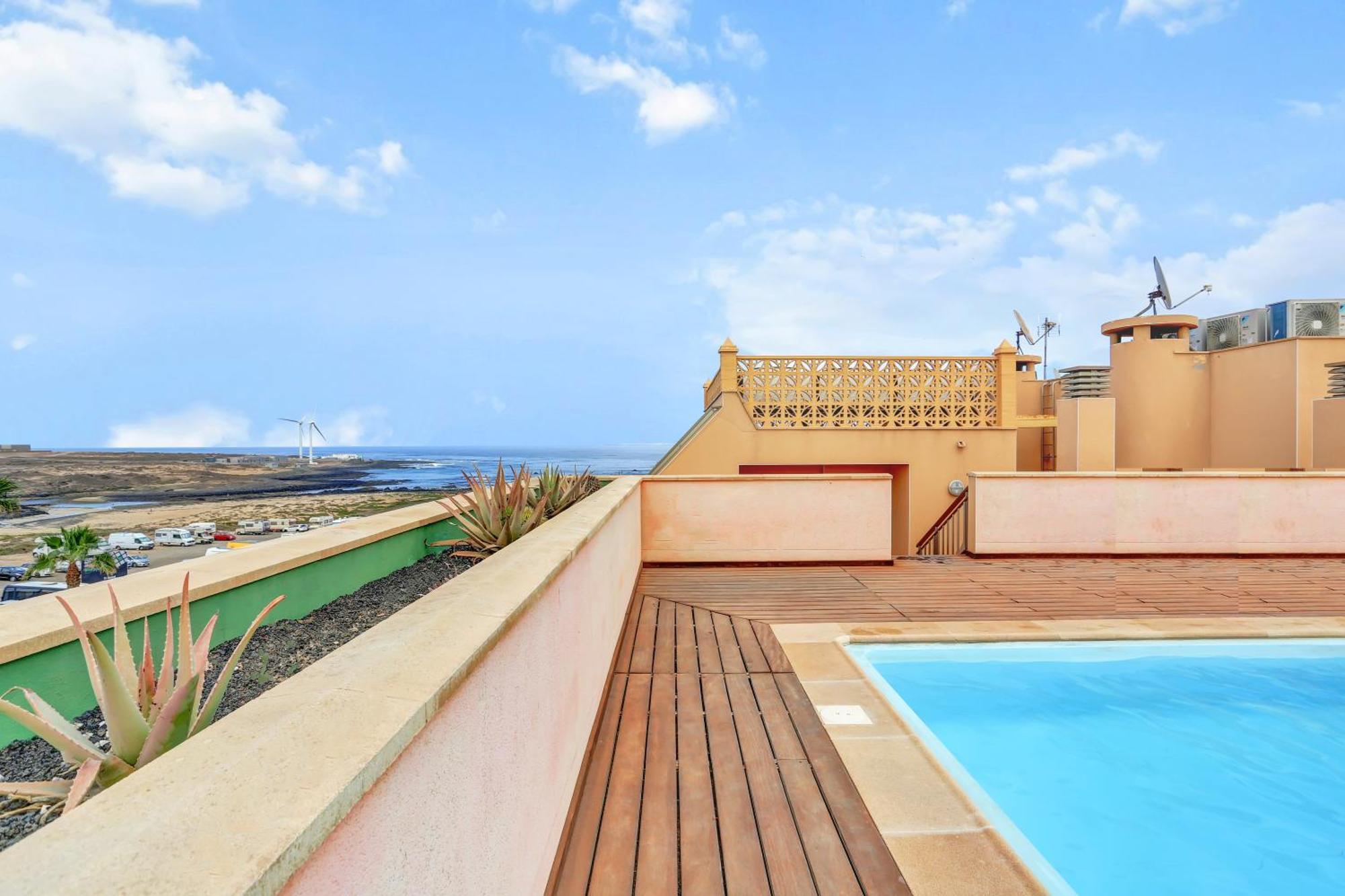 Corralejo Ancla Pool On Roof Top Apartment ภายนอก รูปภาพ